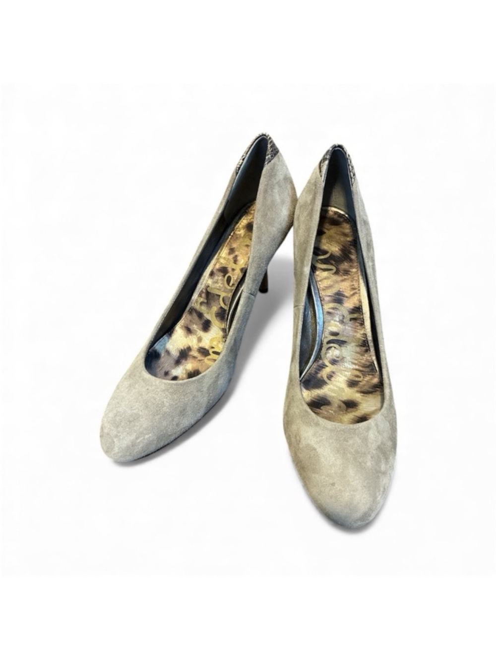 Sam Edelman Tan Leather Suede Women's Pumps Heels Size 9.5